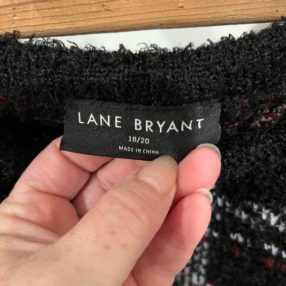 Lane Bryant Plaid Jacquard Tank Sweater - Picture 5 of 5